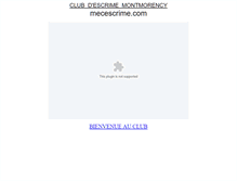 Tablet Screenshot of mecescrime.com